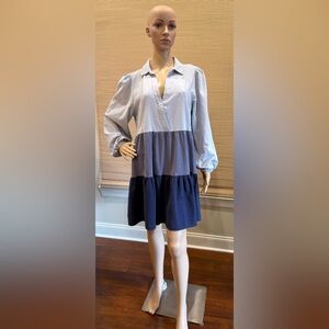 Simply Southern Blues Long Sleeve Dress